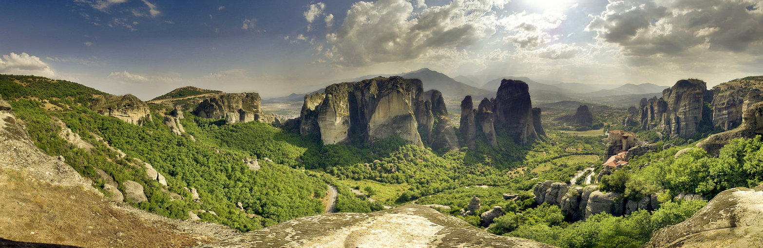 Meteroa Panoramic Greece by dcgi